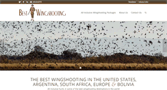 Desktop Screenshot of bestwingshooting.com