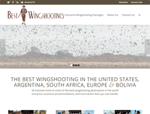 Tablet Screenshot of bestwingshooting.com